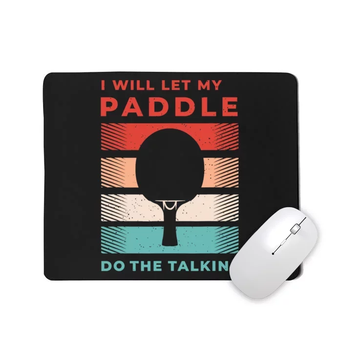 Ping Pong And Table Tennis Gifts For Ping Pongs Mousepad