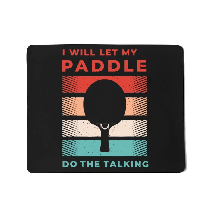 Ping Pong And Table Tennis Gifts For Ping Pongs Mousepad