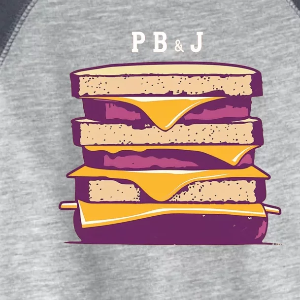 Pretty Pb And J Sandwich With Creamy Peanut Butter And Jelly Gift Toddler Fine Jersey T-Shirt