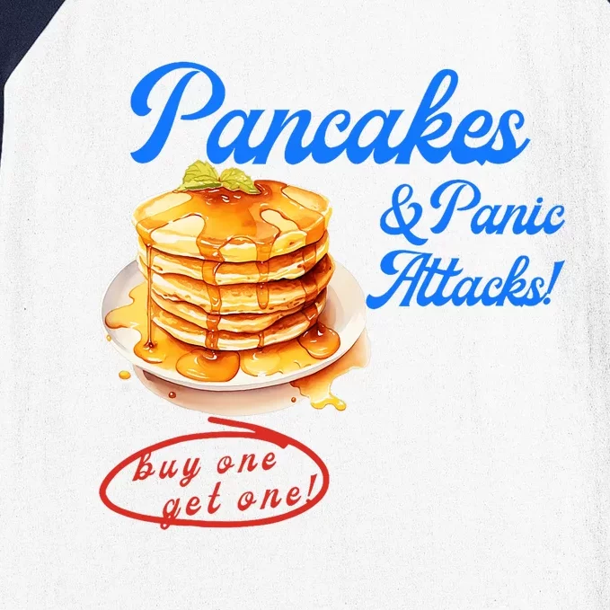 Pancakes Panic & Attacks! Buy One Get One! Apparel Baseball Sleeve Shirt