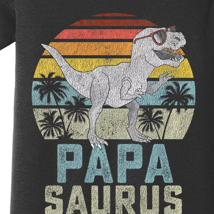 Papasaurus Baby Bodysuit