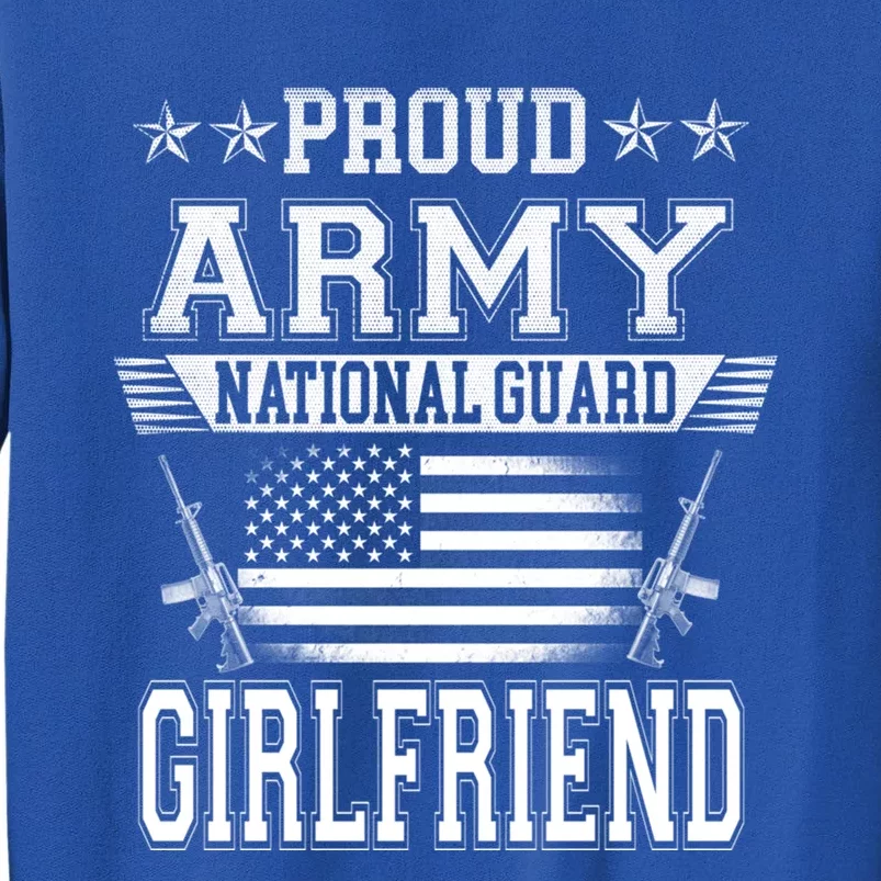 Proud Patriotic Army National Guard Friend Usa Flag Great Gift Tall Sweatshirt