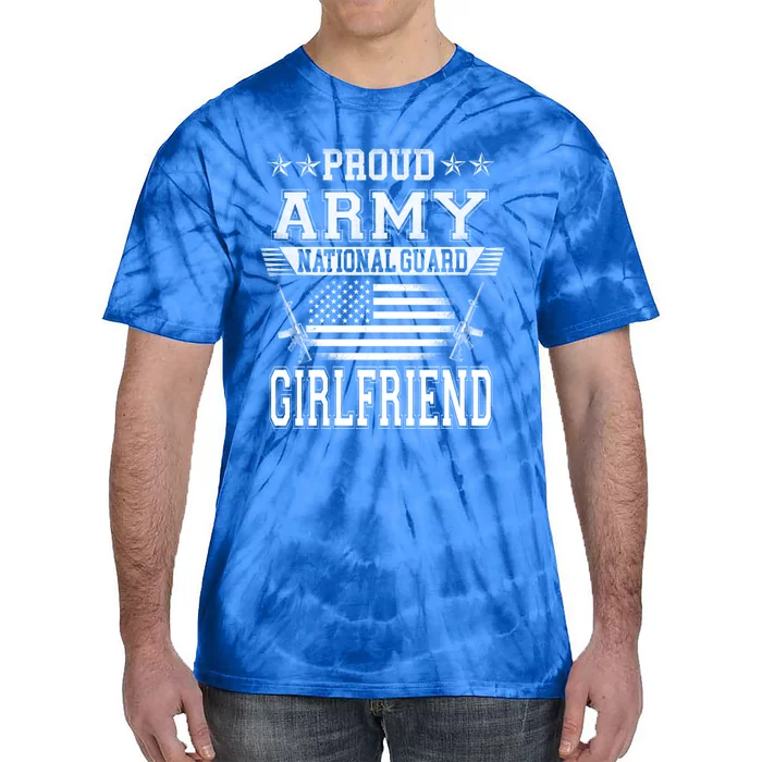 Proud Patriotic Army National Guard Friend Usa Flag Great Gift Tie-Dye T-Shirt