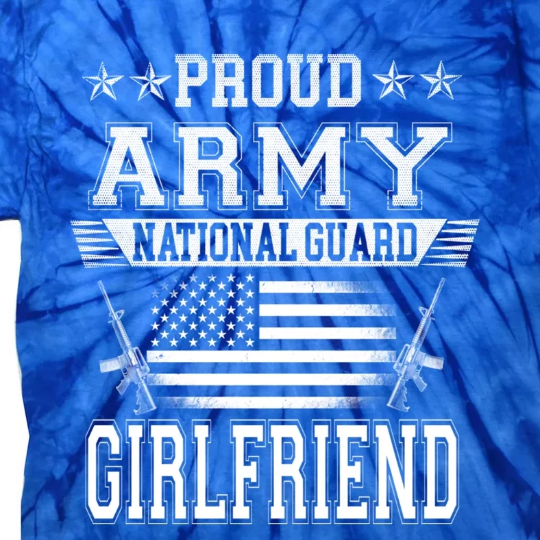 Proud Patriotic Army National Guard Friend Usa Flag Great Gift Tie-Dye T-Shirt