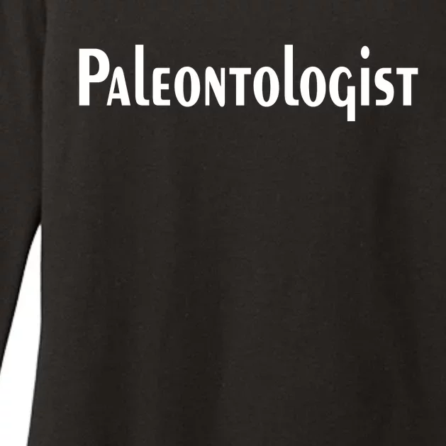 Paleontologist Womens CVC Long Sleeve Shirt