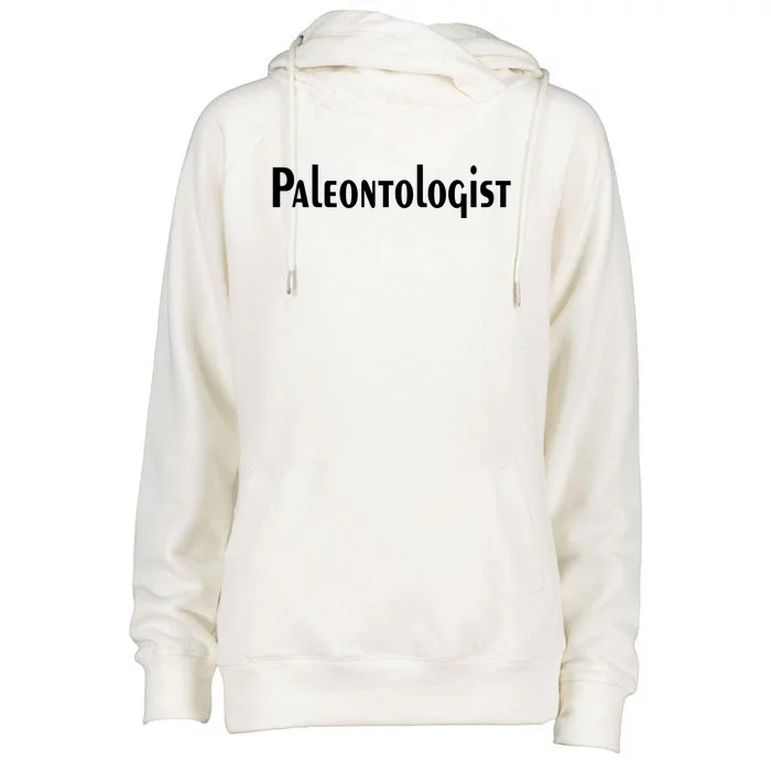 Paleontologist Womens Funnel Neck Pullover Hood