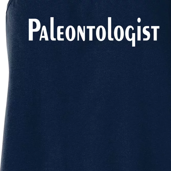 Paleontologist Women's Racerback Tank