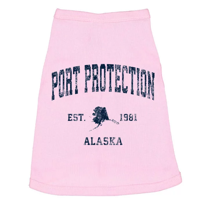 Port Protection Alaska Ak Vintage Athletic Doggie Tank