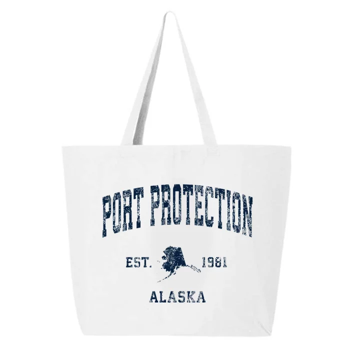 Port Protection Alaska Ak Vintage Athletic 25L Jumbo Tote