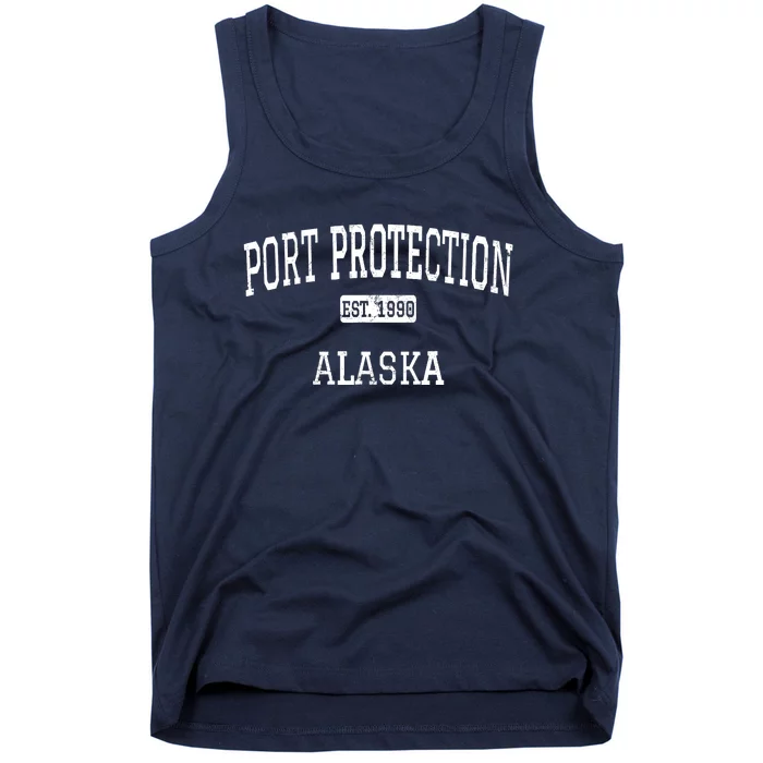 Port Protection Alaska AK Vintage Tank Top