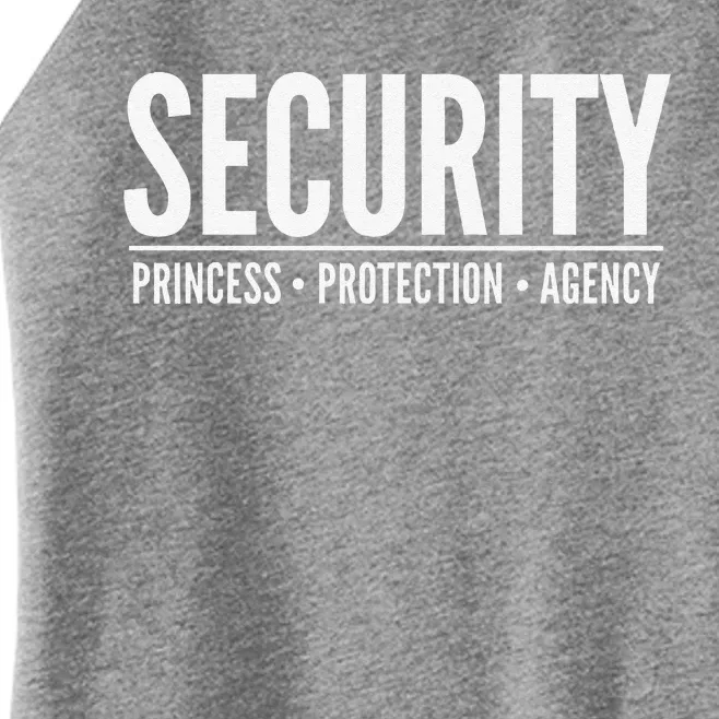 PRINCESS PROTECTION AGENCY SECURITY Halloween Dad Gift Women’s Perfect Tri Rocker Tank