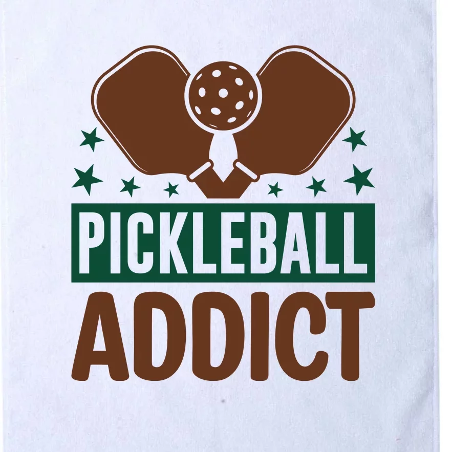 Paddles Pickleball Addict Gift For Player Team Sport Platinum Collection Golf Towel