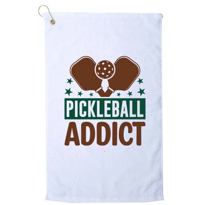 Paddles Pickleball Addict Gift For Player Team Sport Platinum Collection Golf Towel