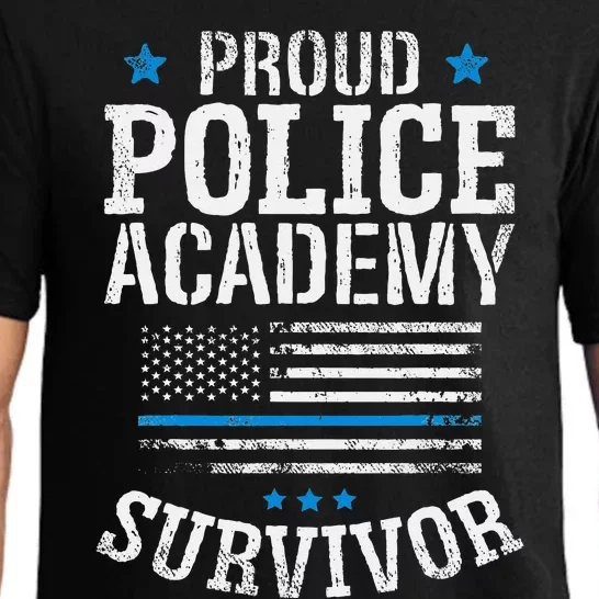 Proud Police Academy Survivor Funny Graduation Gift Pajama Set