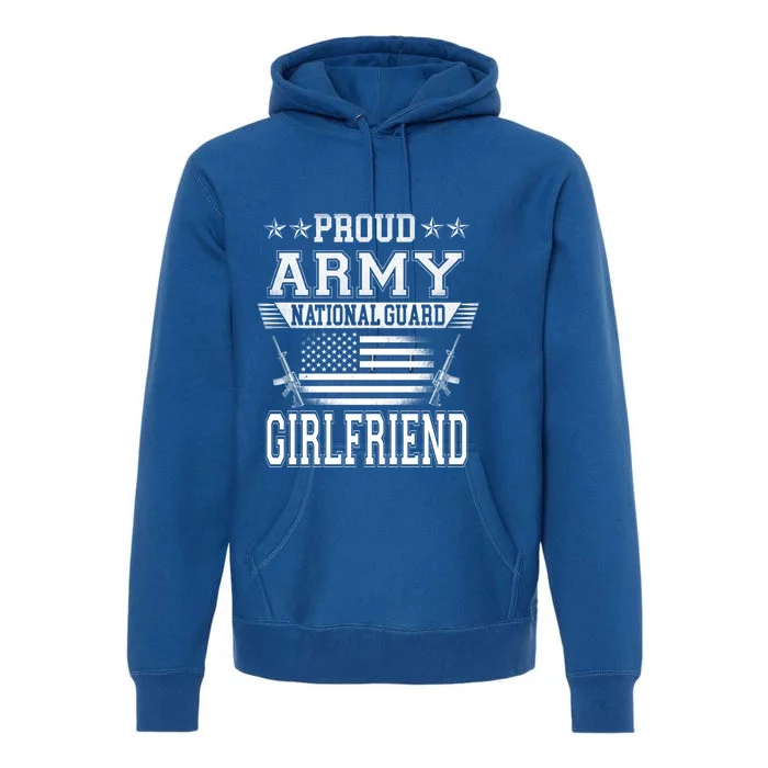 Proud Patriotic Army National Guard Friend Usa Flag Great Gift Premium Hoodie