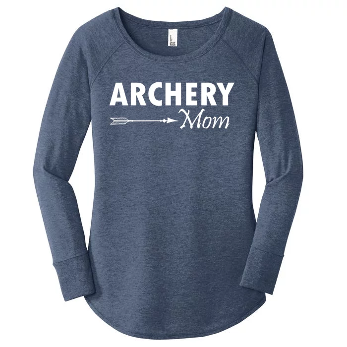 Proud Parent Archery Mom Meaningful Gift Women's Perfect Tri Tunic Long Sleeve Shirt