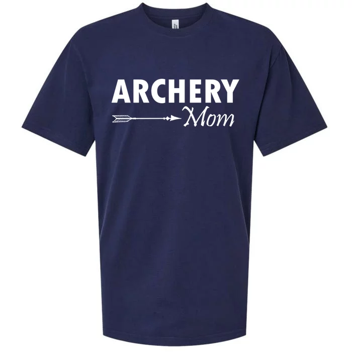 Proud Parent Archery Mom Meaningful Gift Sueded Cloud Jersey T-Shirt