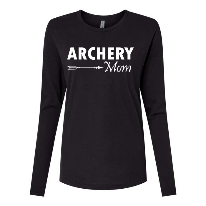 Proud Parent Archery Mom Cool Gift Womens Cotton Relaxed Long Sleeve T-Shirt