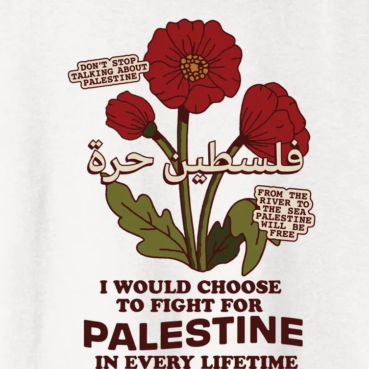 Palestine Women's Crop Top Tee