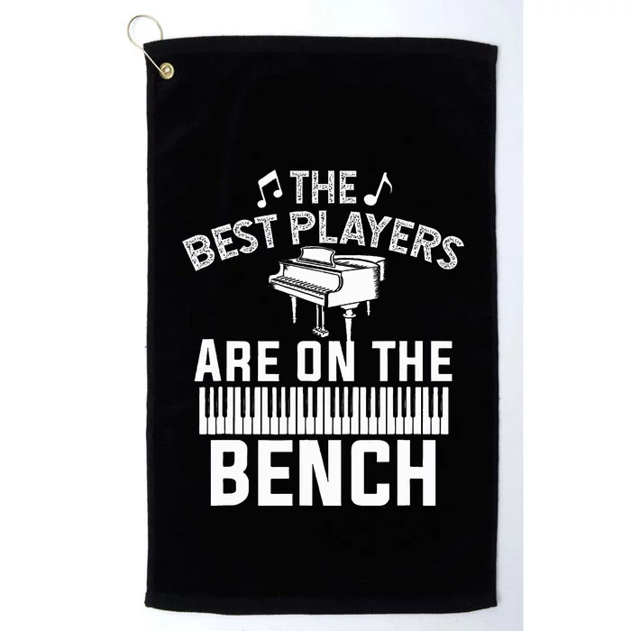 Piano Player Art Musician Orchestra Teacher Platinum Collection Golf Towel