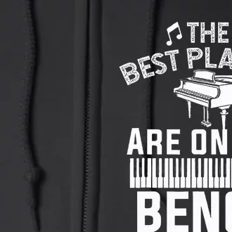 Piano Player Art Musician Orchestra Teacher Full Zip Hoodie