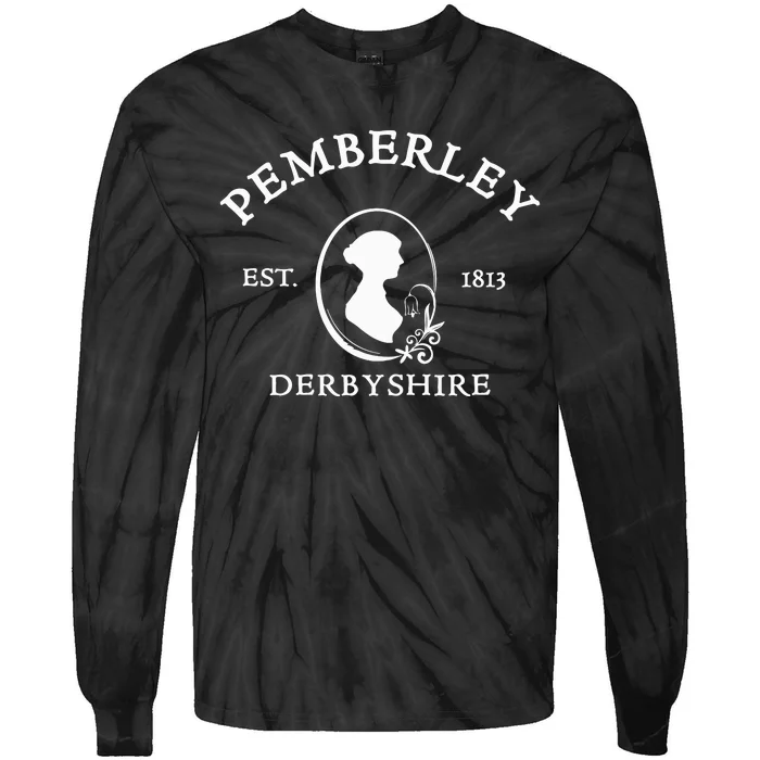 Pemberley Pride And Prejudice Jane Austen Reader Tie-Dye Long Sleeve Shirt