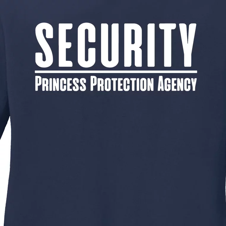 Princess Protection Agency Protective Dad Ladies Long Sleeve Shirt