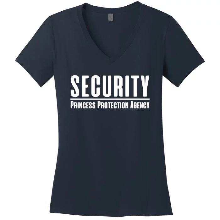 Princess Protection Agency Protective Dad Women's V-Neck T-Shirt