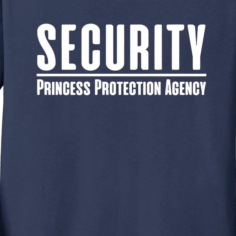 Princess Protection Agency Protective Dad Kids Long Sleeve Shirt