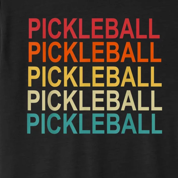 Pickleball Player And Pickleball Lovers Retro Pickleball ChromaSoft Performance T-Shirt