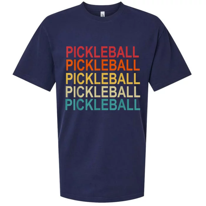 Pickleball Player And Pickleball Lovers Retro Pickleball Sueded Cloud Jersey T-Shirt