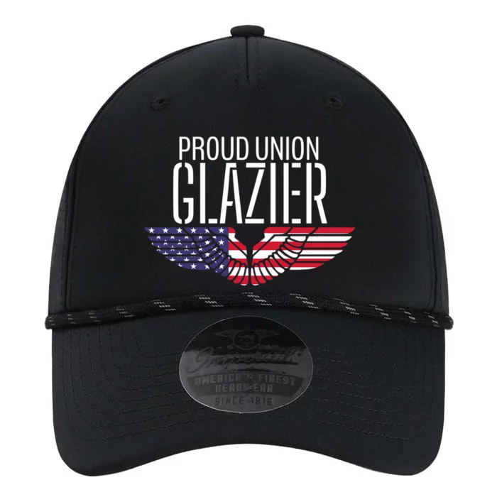 Patriotic Proud American Pro Trade Union Window Glazier Gift Performance The Dyno Cap