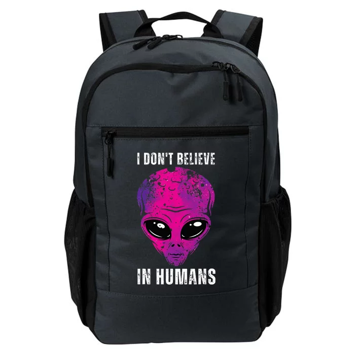 Purple Pink Alien Face Halloween Costume Funny Daily Commute Backpack