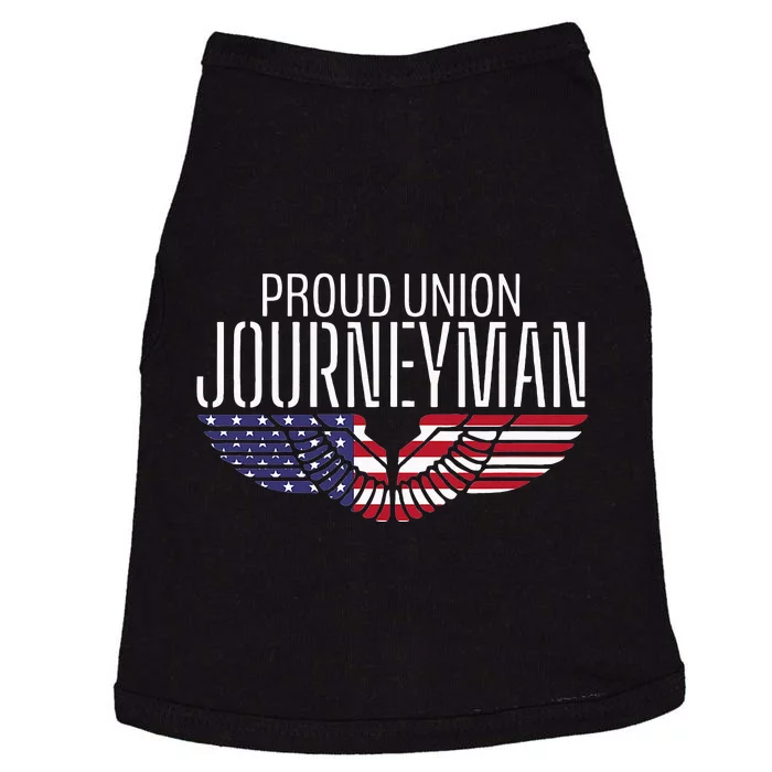 Patriotic Proud American Trade Union Contractor Journeyman Doggie Tank