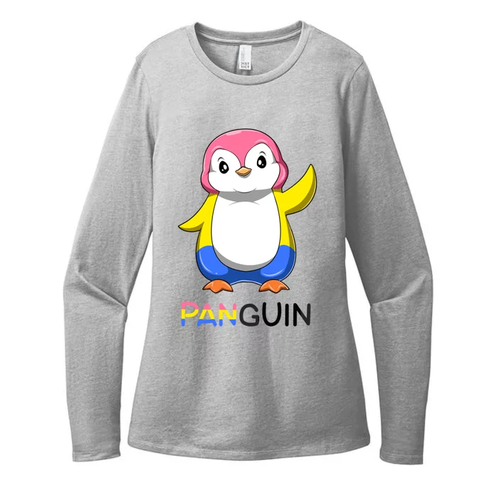 Panguin Penguin A Colorful Pansexual Animal Cool Gift Womens CVC Long Sleeve Shirt