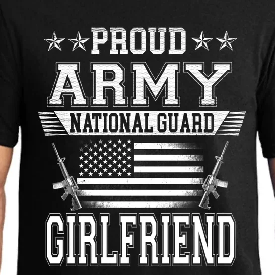 Proud Patriotic Army National Guard Friend Usa Flag Gift Pajama Set