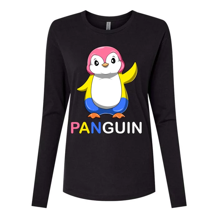 Pansexual Penguin A Colorful Pansexual Panguin Gift Womens Cotton Relaxed Long Sleeve T-Shirt