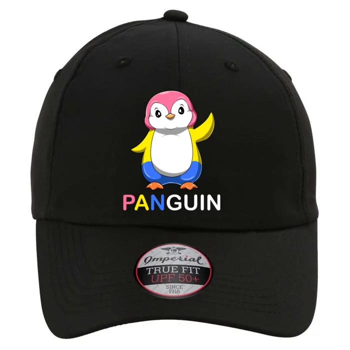 Pansexual Penguin A Colorful Pansexual Panguin Gift The Original Performance Cap