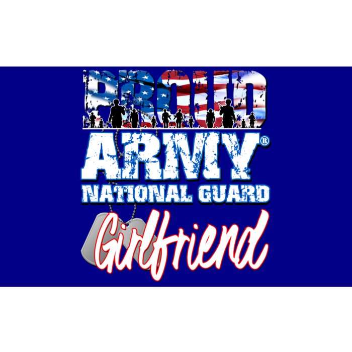 Proud Patriotic Army National Guard Friend Usa Flag Gift Bumper Sticker