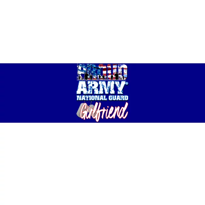 Proud Patriotic Army National Guard Friend Usa Flag Gift Bumper Sticker