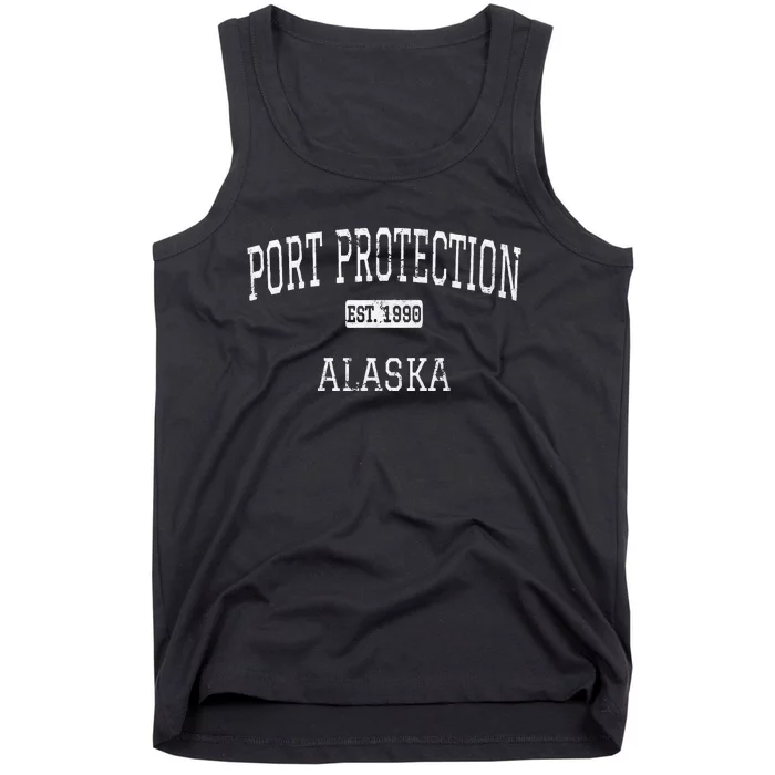 Port Protection Alaska Ak Vintage Tank Top