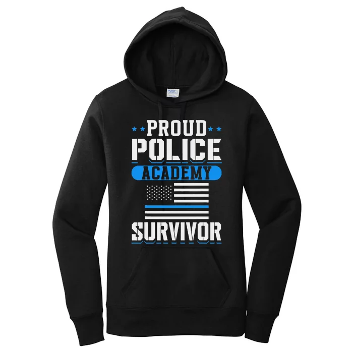 Proud Police Academy Survivor Women's Pullover Hoodie