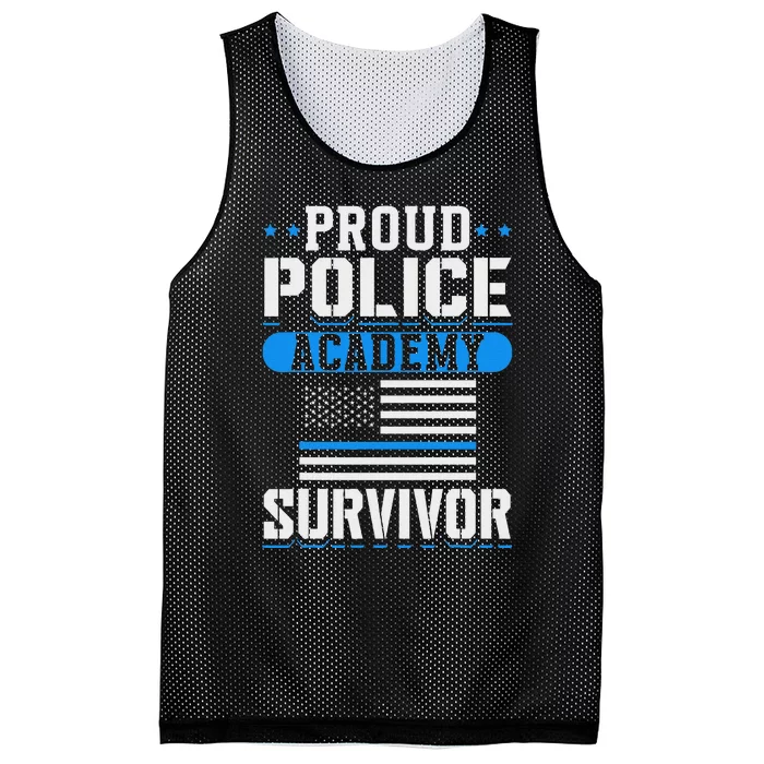 Proud Police Academy Survivor Mesh Reversible Basketball Jersey Tank