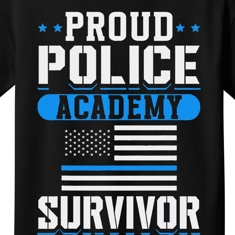 Proud Police Academy Survivor Kids T-Shirt