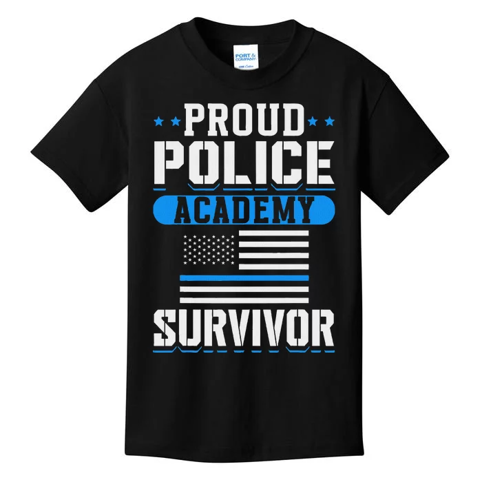 Proud Police Academy Survivor Kids T-Shirt