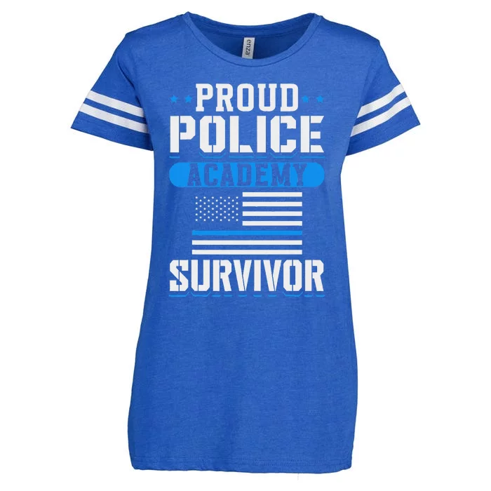 Proud Police Academy Survivor Enza Ladies Jersey Football T-Shirt