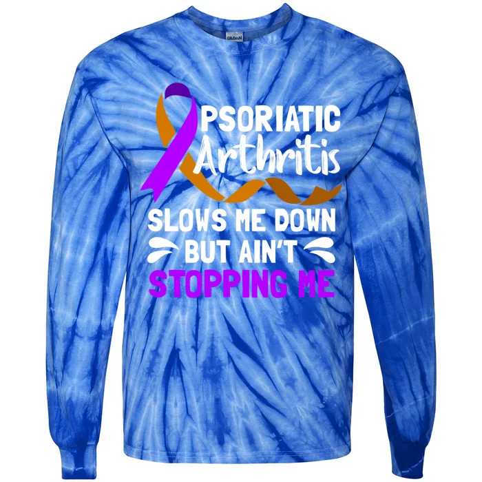 Psa Psoriatic Arthritis Slow Me Warrior Awareness Cute Gift Tie-Dye Long Sleeve Shirt