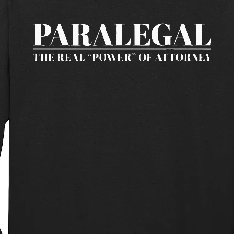 Paralegal Tall Long Sleeve T-Shirt