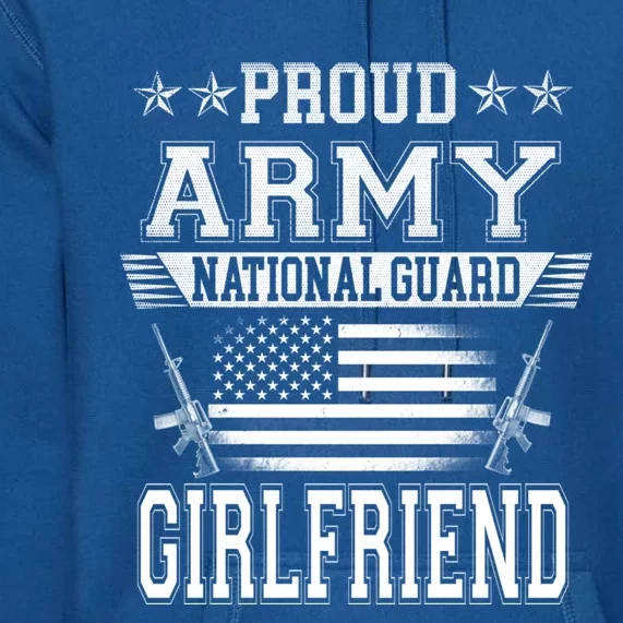 Proud Patriotic Army National Guard Friend Usa Flag Funny Gift Premium Hoodie