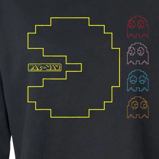 PACMAN Cropped Pullover Crew